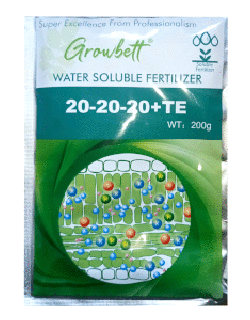Kedi Growbett Water Soluble Fertilizer - 200g